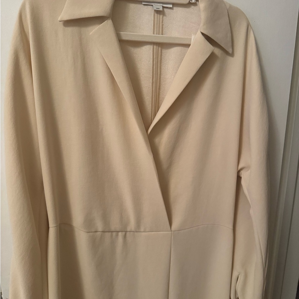 Never worn VINCE Cream Long Sleeve Dress - Picture 2 of 6